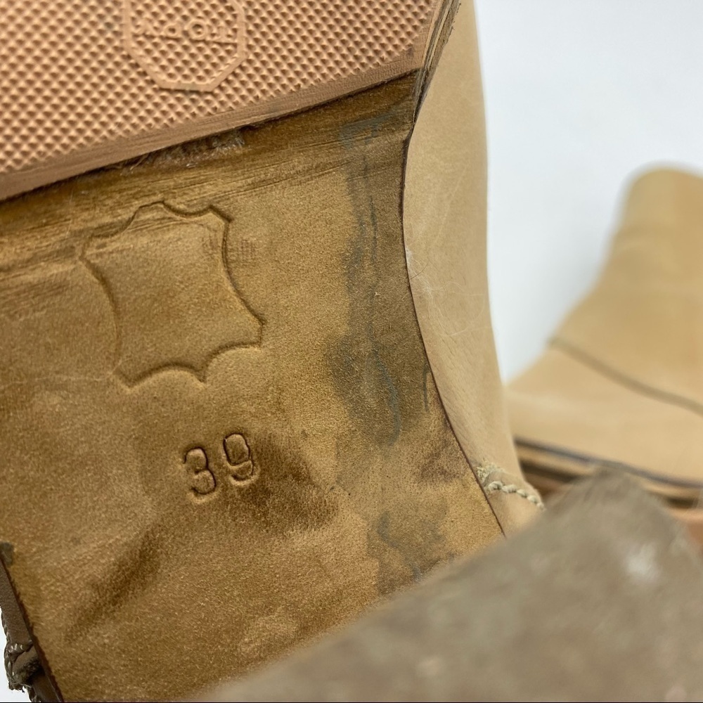 Acne Studios Pistol Ankle Boots Tan Women’s Size 39 Bohochic Western Cowgirl - Picture 10 of 11